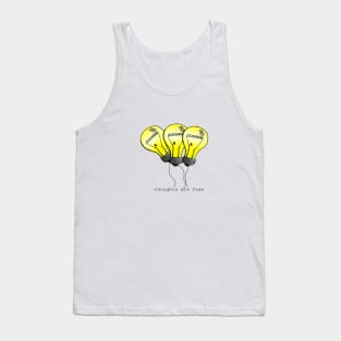 thoughts are free Tank Top